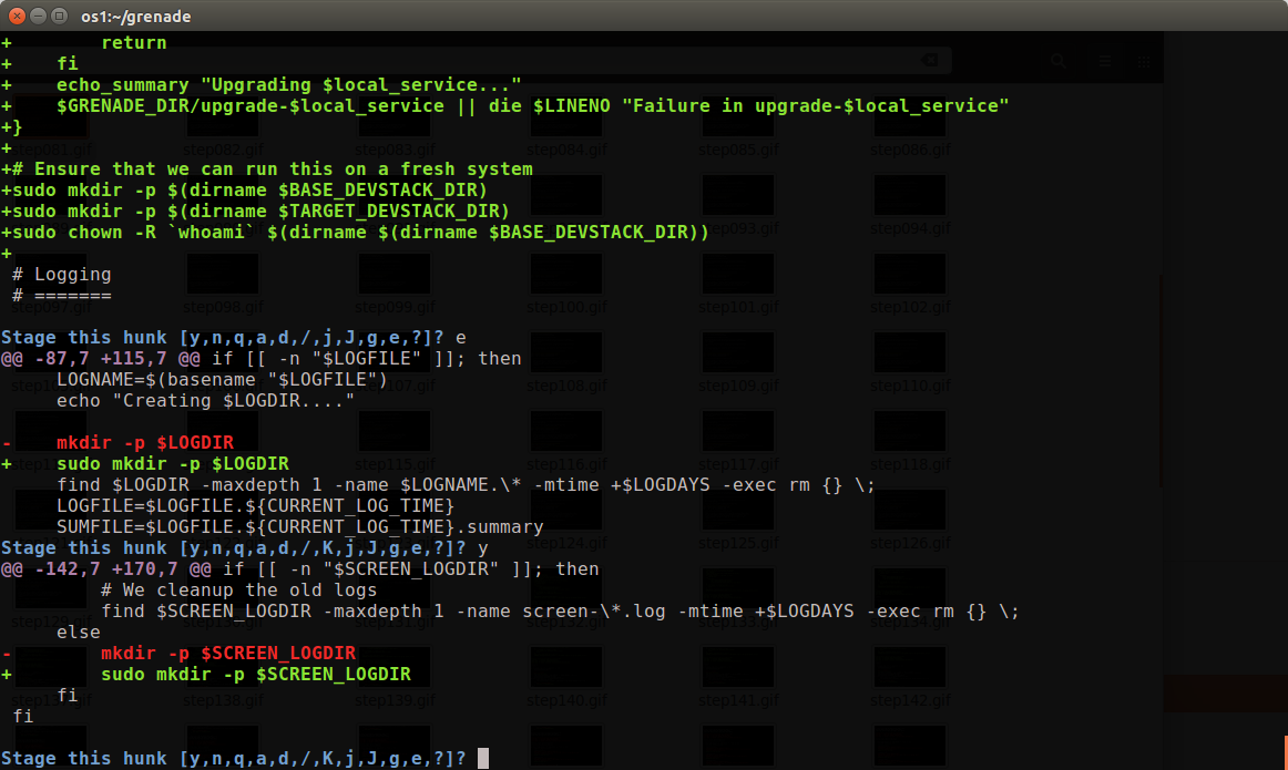 Return echo. Mkdir. Local upgrade.