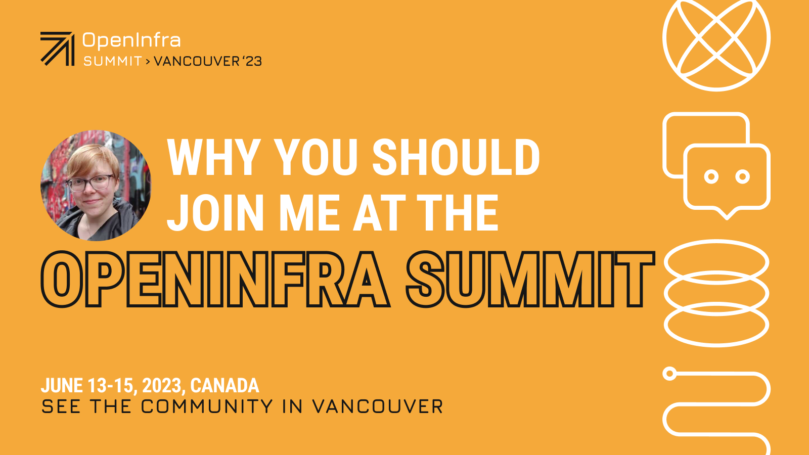 Join me for the PTG and Forum at the OpenInfra Summit!