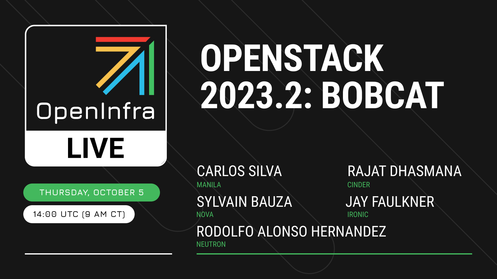 OpenStack 2023.2: Bobcat | OpenInfra Live Recap